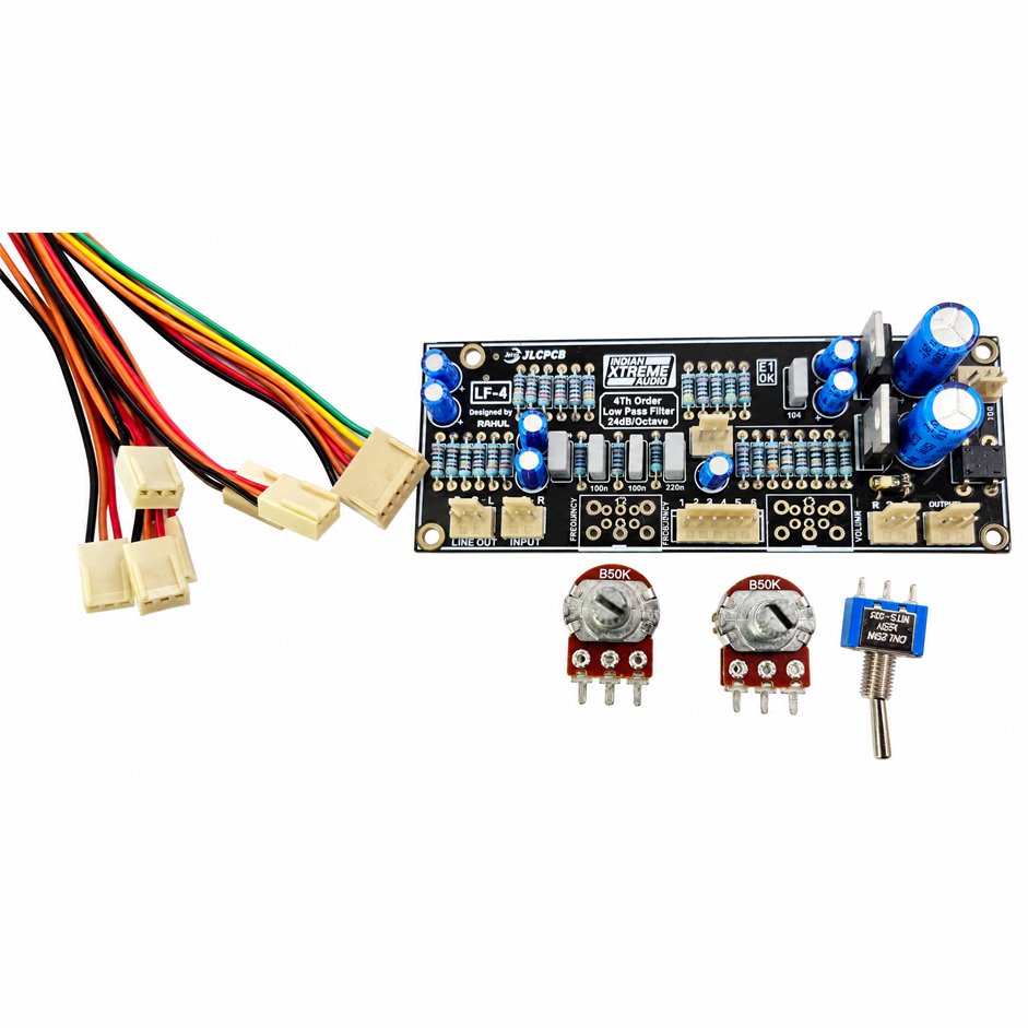 LOW PASS FILTER, 20Hz - 150Hz 4th Order Hi-Fi Subwoofer Active Filter