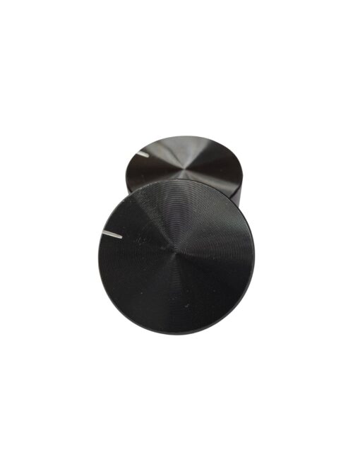 35X17 MM Potentiometer Knob Aluminium Casing with ABS Plastic ( 1 PC )