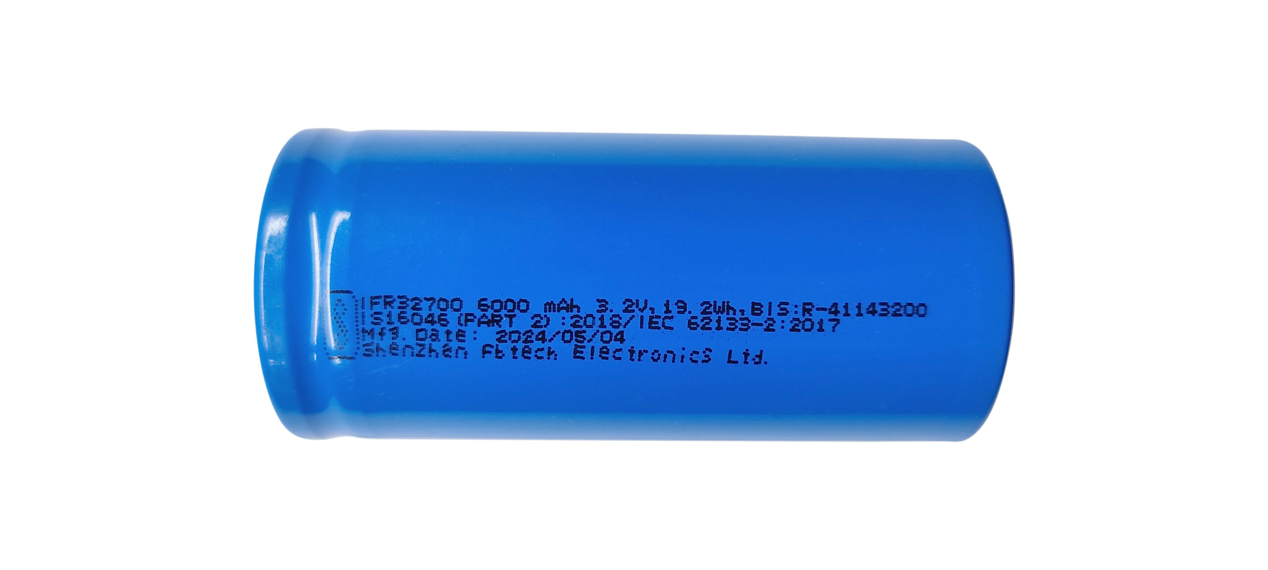 IFR32700 3.2V Rechargeable 6000mAh LiFePo4 Cell