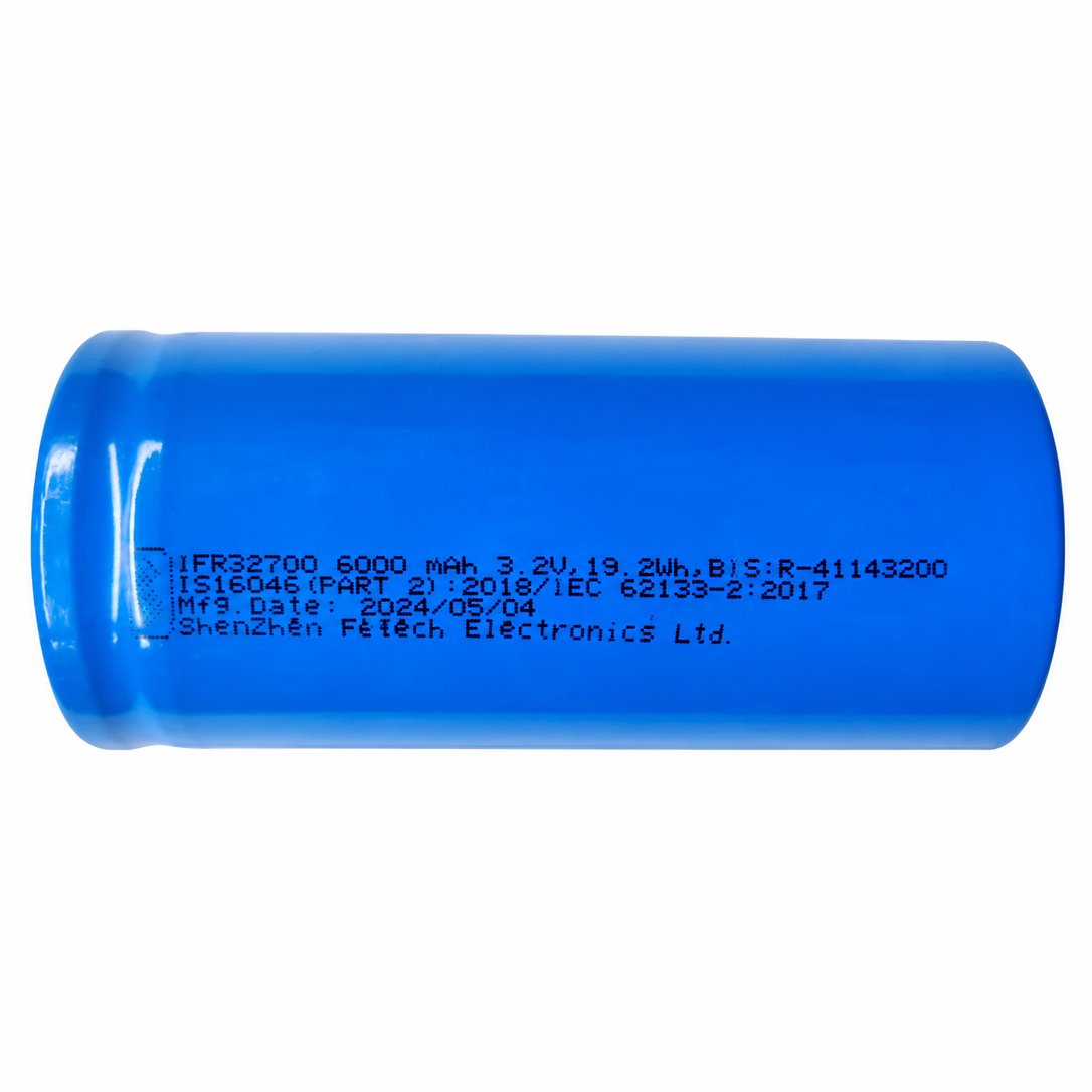 IFR32700 3.2V Rechargeable 6000mAh LiFePo4 Cell