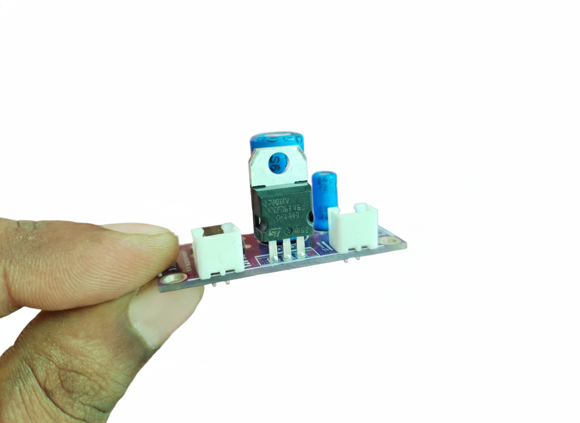 12V AC to 5V DC Regulated Rectified Supply