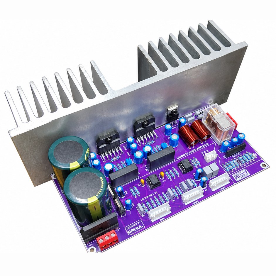 LM3886 Stereo Amplifier Board with Inbuilt Pre Amp and Tone Control - Image 3