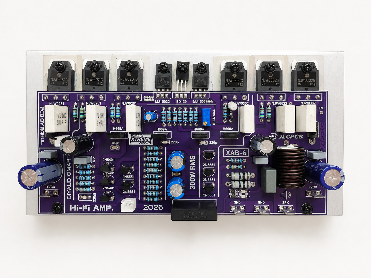 300W RMS Class AB Amplifier Board ( MONO ) XAB-6